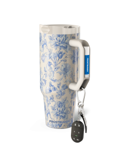 Thicc Buddy 40oz | Blue Floral